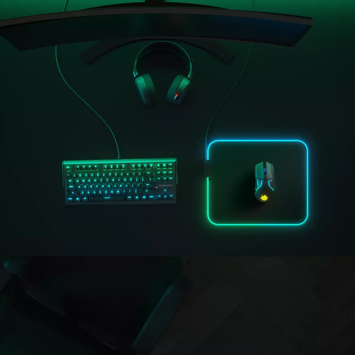 Gaming mouse pad Steelseries QcK Prism Cloth Medium Photo 2