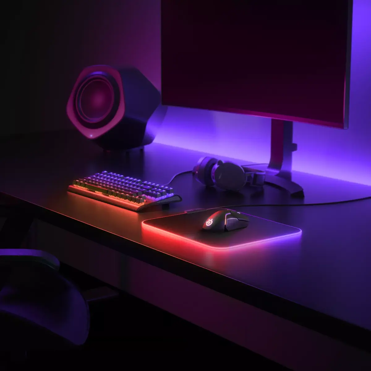 Gaming mouse pad Steelseries QcK Prism Cloth Medium Photo 5