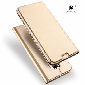 Dux Ducis Premium Magnet Case Grāmatveida Maks Telefonam Xiaomi Pocophone F1 Zeltains