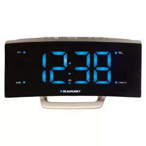 Clock Radio Blaupunkt CR7BK Analog & Digital Stainless Steel