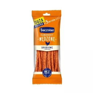 Sausage Tarczynski Kabanos Exclusive 220g — smoked poultry kabanos, 220 g