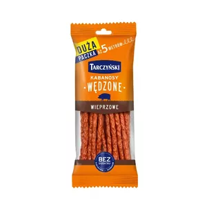 Sausage Tarczynski Kabanos Exclusive 220 g, ready-to-eat smoked pork snack