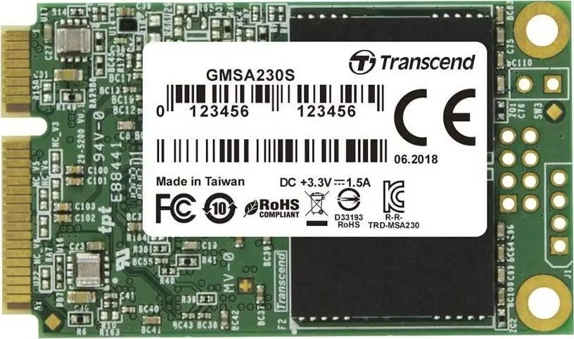 SSD diskdziņš Transcend 128GB mSATA 6