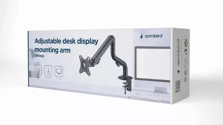 Monitor mount Gembird MA-DA1-02 — desk single-arm Photo 2