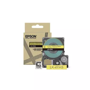 Лента для этикеток Epson LK-4YAS Серый Желтый Термотрансфер 1.2 см