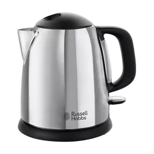 Russell Hobbs Victory electric kettle 1 L 2400 W Black, Stainless steel