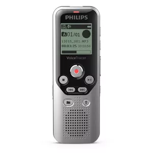 Philips DVT1250 Diktafons Iekšējā atmiņas/zibatmiņas karte Melns, Pelēks