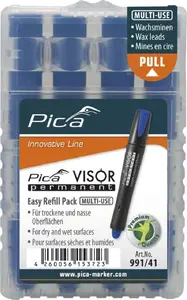 Pildspalvu uzpilde PICA MARKER 991/41/SB — pastāvīgā pildviela, zils