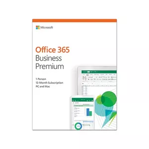 Microsoft KLQ-00407 Office 365 Business Premium mazumtirdzniecība, 1 gads, Pilnībā komplektēts produkts (FPP), lietuviešu valodā, bezkomplektā kaste