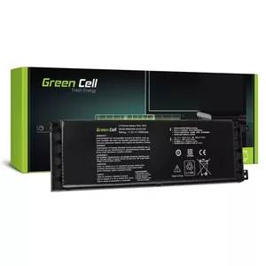 Battery Green Cell AS80 for ASUS X553/X553M/X553MA/F553/F553M/F553MA — 7.2 V 4400 mAh LiPo 4-cell, Black