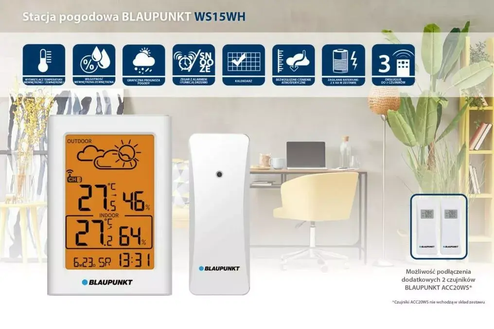 Bezvadu skaļrunis BLAUPUNKT WS15WH Photo 4