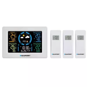 Weather station BLAUPUNKT WS40WH wireless indoor/outdoor temperature and humidity monitor