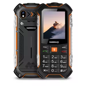 myPhone Hammer Boost LTE 6.1 cm (2.4") Black, Orange Camera phone