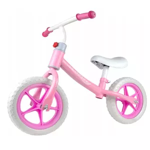 Riff Cross-Country Kids Balance Bike with 12'' EVA wheels up to 35kg Pink / White