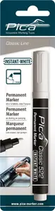 Pastāvīgais marķieris PICA MARKER 522/52/SB — apaļš uzgalis 1–4 mm, ūdensizturīga tinte