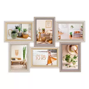 Picture frame set ZEP Zara 6Q Natural MDF