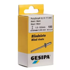 Blind rivet GESIPA 1433572 Aluminium Steel 7.5 mm Head 10 mm Length