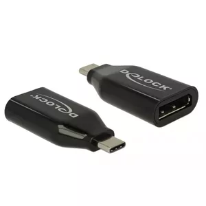 USB graphics adapter DELOCK 62977 — Chrontel CH7213, max 3840×2160, black, 22.5×48.6×10.3 mm