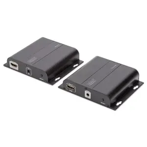 AV raidītājs un uztvērējs Digitus 4K HDMI Extender caur CAT / IP Set