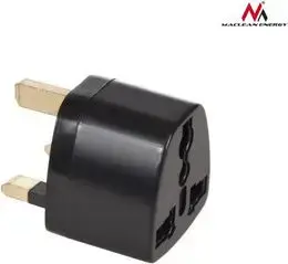Power Travel Adapter EU to UK MACLEAN MCE154 Compact design for converting EU plugs to UK outlets