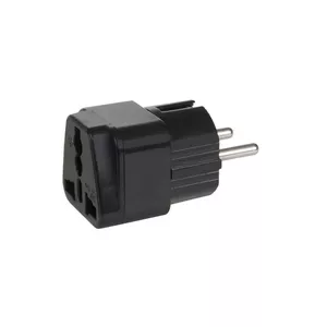 Maclean MCE155 power plug adapter NEMA 5-15P Type E (FR) Black