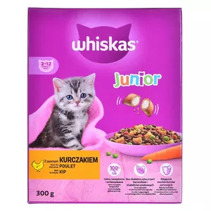 Whiskas 5900951014079 сухой корм для кошек 300 г Курица для котят