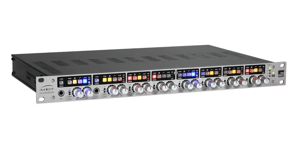 Audient ASP880 8 kanālu mikrofona priekšpastiprinātājs Photo 2