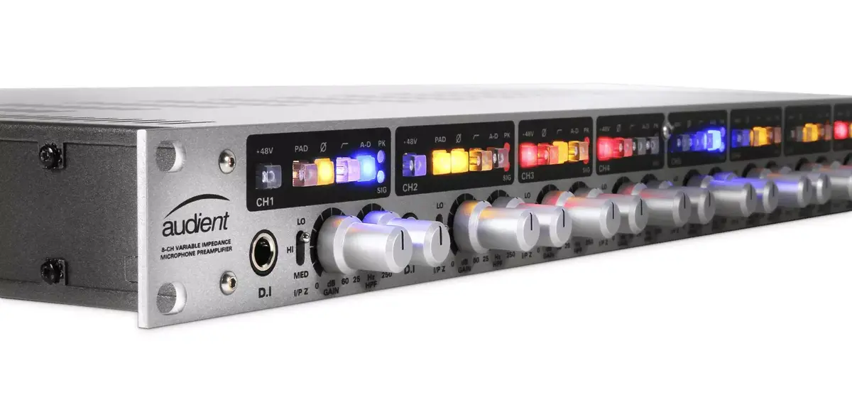 Audient ASP880 8 kanālu mikrofona priekšpastiprinātājs Photo 4