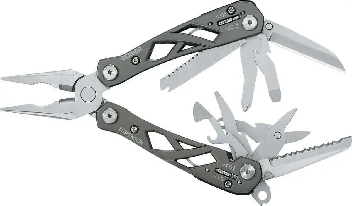 Daudzfunkcionālais instruments Gerber Suspension Grey —