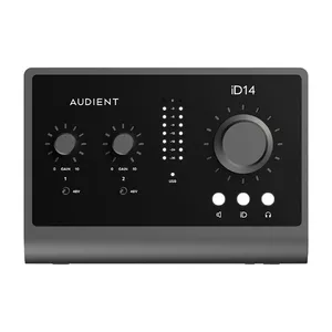 USB audio interface Audient iD14 MKII 2-in/4-out 24-bit/96kHz, desktop recording interface