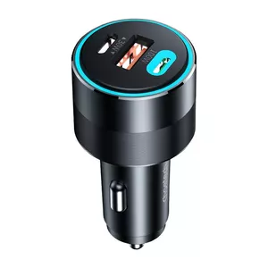 Автомобильное зарядное устройство CHOETECH TC0011 — 130 Вт суммарно, 2× USB-C, 1× USB-A