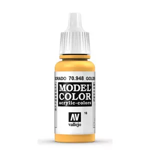 Akrila krāsa VALLEJO 70.948 Golden Yellow 17 ml pudele