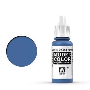 Akrila krāsa pudelītē VALLEJO 70.962 Flat Blue 17 ml