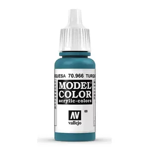 Akrila krāsa VALLEJO 70.966 Tirkīza 17 ml pudelītē, matēta