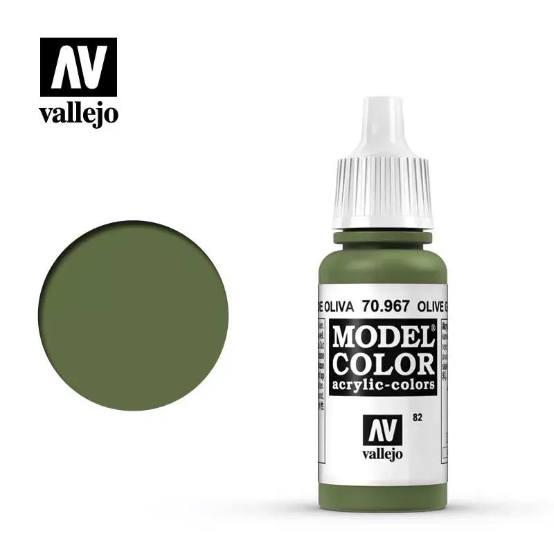 VALLEJO 70.967 Olive Green akrila krāsa 17 ml Photo 2