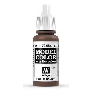 Acrylic Paint VALLEJO 70.984 Flat Brown 17 ml Bottle