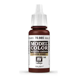Акриловая краска в бутылке VALLEJO 70.985 Hull Red 17 мл