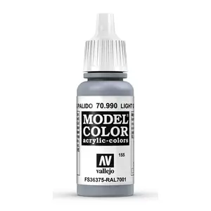 Akrilkrāsa VALLEJO 70.990 Gaiši pelēka 17 ml pudelē ar dozatoru