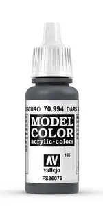 Akriļkrāsa VALLEJO 70.994 Dark Grey, pudelīte 17 ml