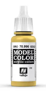 Acrylic Paint VALLEJO 70.996 Gold 17 ml bottle