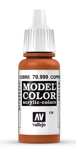 Akrila krāsa VALLEJO 70.999 Copper 17 ml pudele