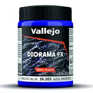 Hobby paint medium/additive VALLEJO 26.203 200 ml jar, blue
