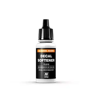 Hobby paint medium/additive VALLEJO 73.212 — 17 ml plastic bottle, black/white variants