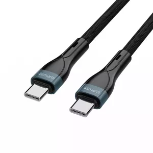 Кабель USB-C — USB-C 1 м, 4smarts 540429, чёрный, 0.48 Гбит/с