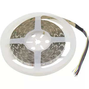 LED strip EUROLITE 50530143 5m RGB WW CW 24V — 5 m multicolor strip with warm & cool white, 24 V
