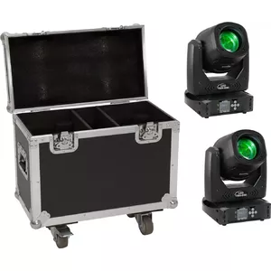 LED light set EUROLITE TMH-B90 2x with transport case and wheels