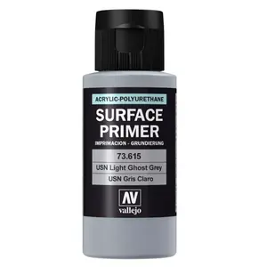 Acrylic paint bottle VALLEJO VALL-73615 — USN Light Ghost Grey, 17 ml