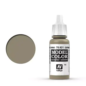 Akrila krāsa VALLEJO 70.821 Bēša 17 ml, šķidra modeļu krāsa