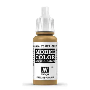 Akrielkrāsa VALLEJO 70.824 Brown 17 ml pudelē, dozatora flakons, krāsu kods ANA615