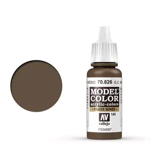 Akrila krāsa VALLEJO 70.826 Brūna, šķidra akrila, 17 ml